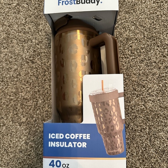 Brown Iced Coffee Insulator 40 oz - Picture 1 of 4